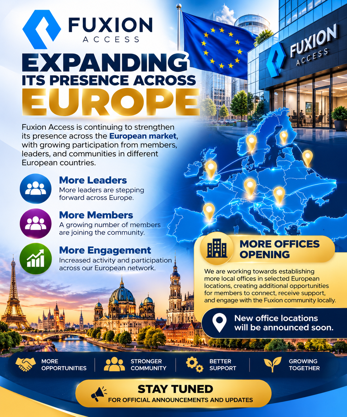 🌍 Fuxion Access Expands Its Presence Across Europe