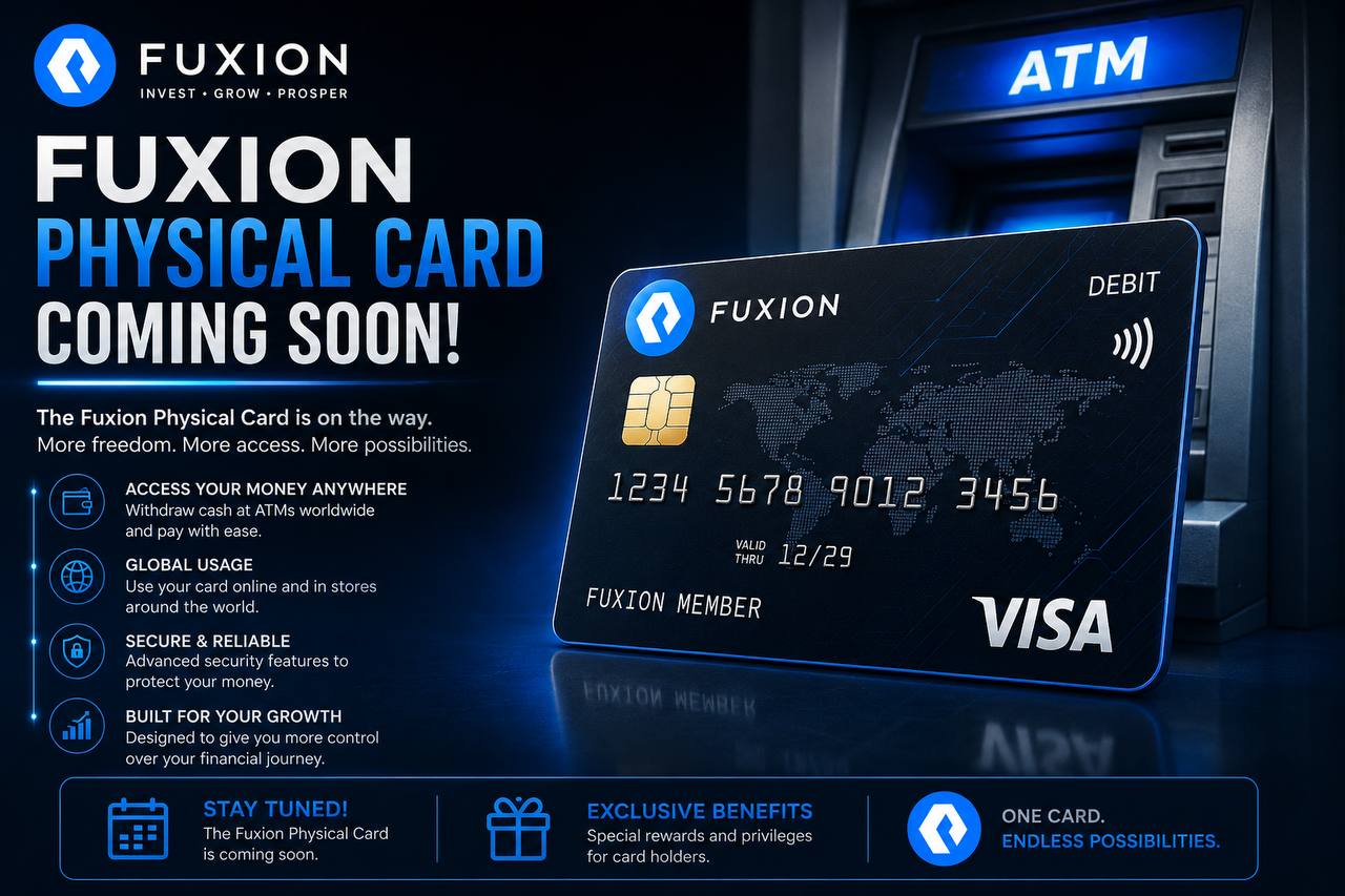 💳 Fuxion Physical Card Coming Soon!